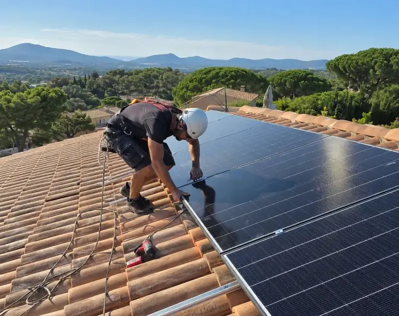 Installateur panneaux solaires Violès — pose photovoltaïque sur toiture