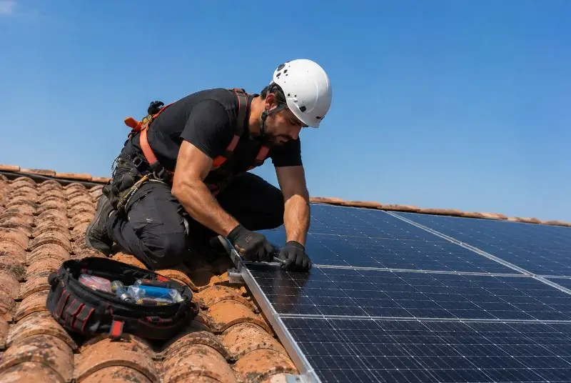 Maintenance et monitoring de panneaux solaires à Violès
